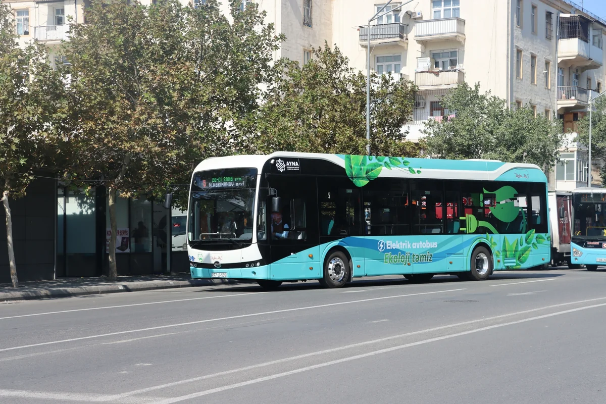 First electric bus starts operating in Baku