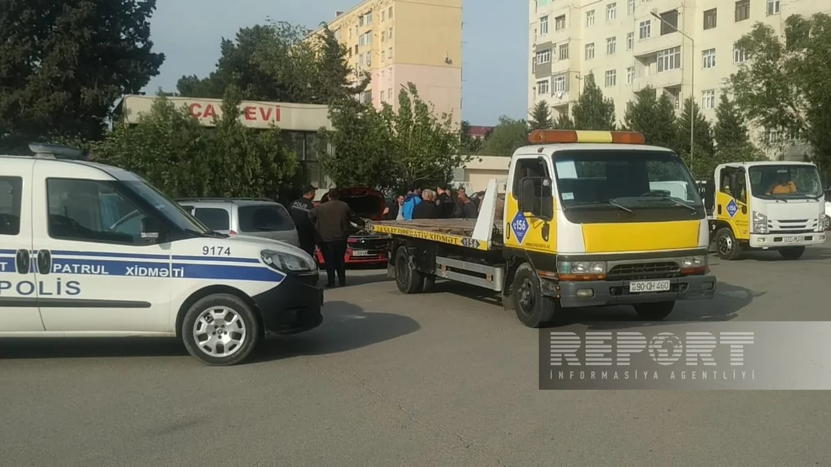 Sumqayıtda zəncirvari qəza baş verib, xəsarət alan var