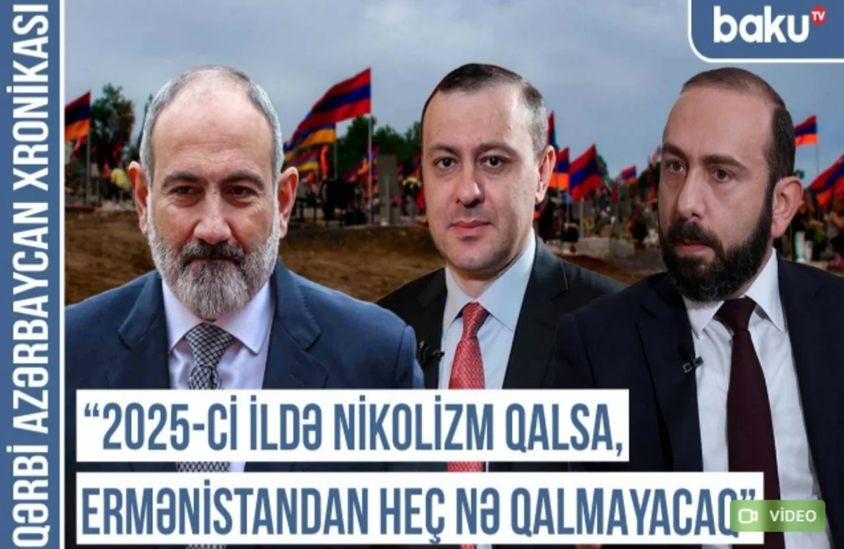 Qərbi Azərbaycan Xronikası: 2025-ci ildə Nikolizm mövcud olsa, Ermənistandan heç nə qalmayacaq