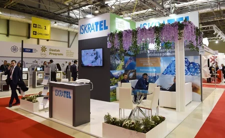 President Ilham Aliyev views Bakutel 2018 exhibition