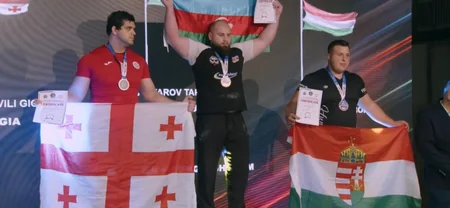 Azərbaycanlı qol güləşçisi Avropa Çempionu olub
