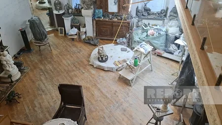 Azerbaijani sculptor creating under 'rocket rain' in Ukraine's Kharkiv - PHOTOS