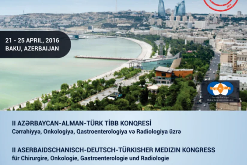 Bakıda II Azərbaycan-Alman-Türk Tibb Konqresi başlayıb