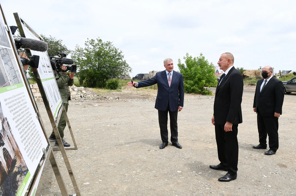 İlham Əliyev Ağdamda Qiyaslı məscidində olub - YENİLƏNİB