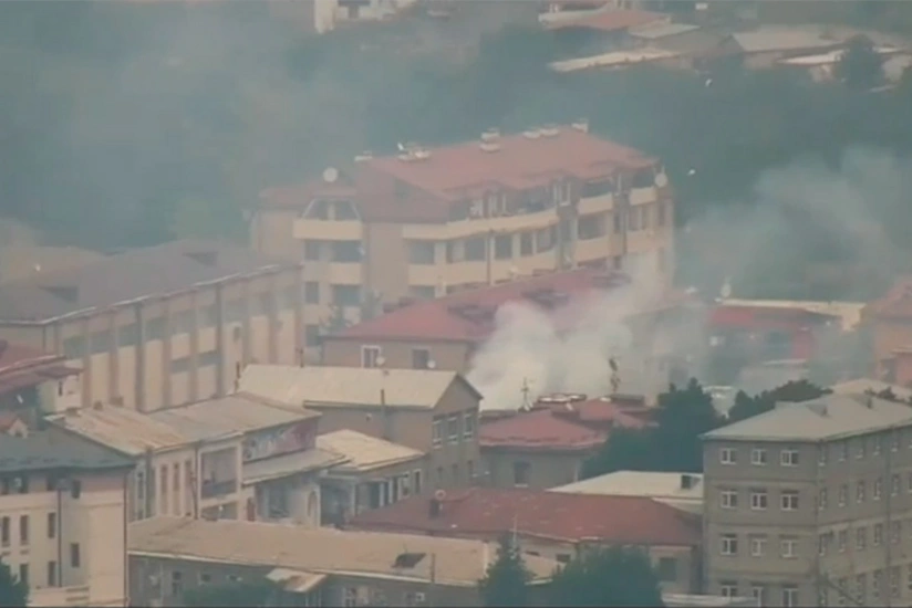 Ministry of Internal Affairs: Deliberate arson committed in Khankandi