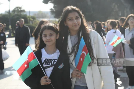 Bakıda “Gücümüz cəsarətimizdədir!” adlı yürüşün açılış mərasimi olub - YENİLƏNİB