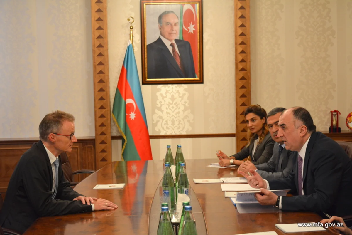 Minister Elmar Mammadyarov received newly appointed German Ambassador