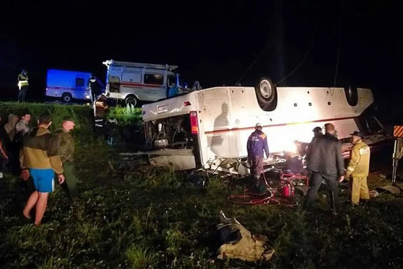В результате ДТП с автобусом в России погибли 6, пострадали 23 человека - ВИДЕО - ФОТО
