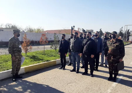 Toplanışa çağırılan ehtiyatdakı hərbçilər hərbi hissəyə qəbul olunublar