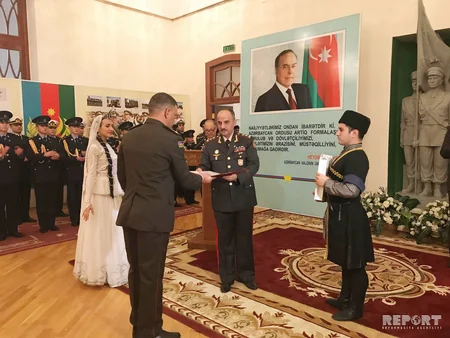 Silahlı Qüvvələrdə ən yaxşı tabor komandiri adı uğrunda yarışların qalibləri mükafatlandırılıb