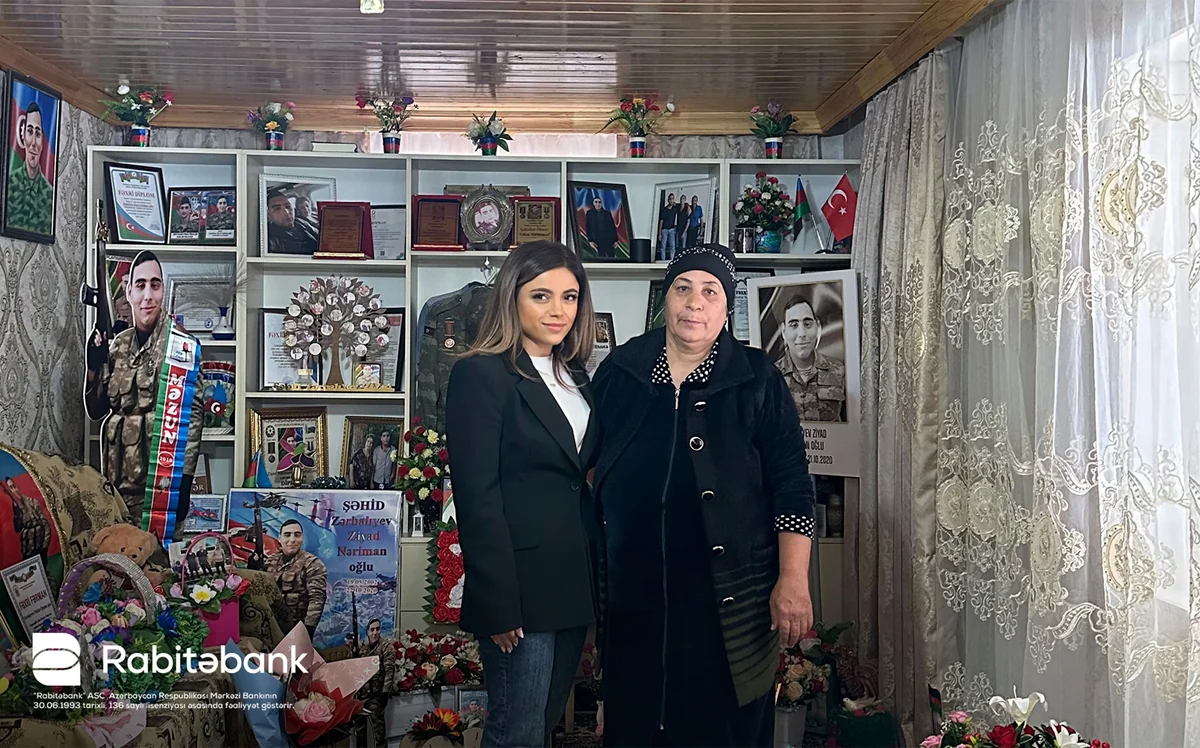 “Rabitəbank” Ramazan bayramı ərəfəsində şəhid ailələrini ziyarət edib