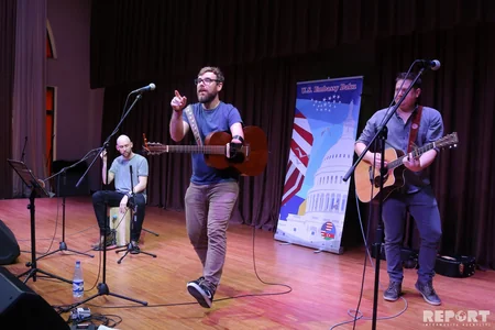 American musician Tony Memmel in Baku - PHOTO