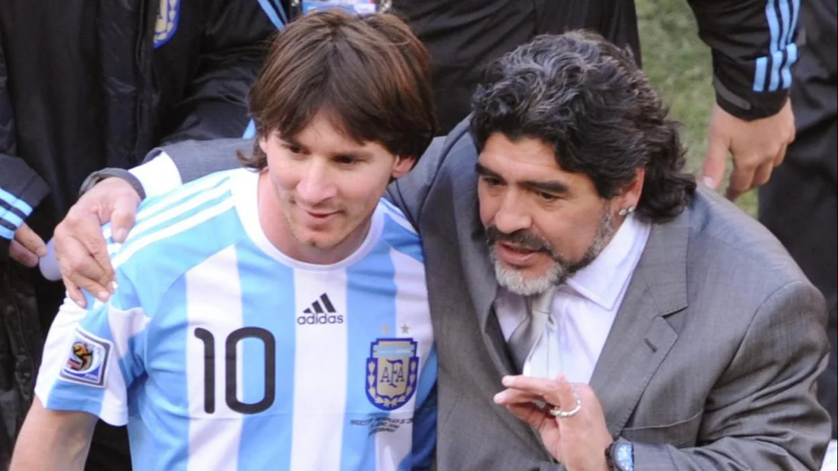 Messi “Qızıl top”u Maradonaya həsr edib