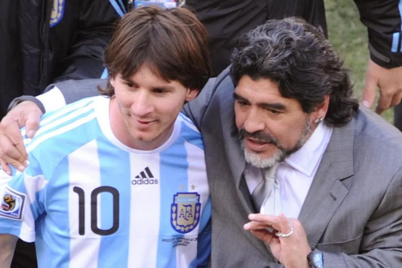 Messi “Qızıl top”u Maradonaya həsr edib