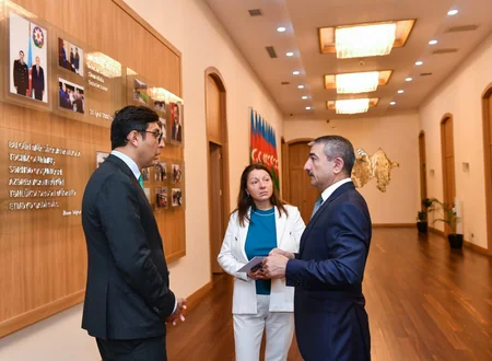 Avropa çempionatında gümüş medal qazanan Azərbaycan millisi təltif edilib