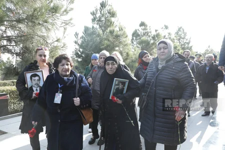 Daşaltı şəhidlərinin məzarı ziyarət olunub