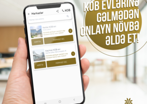KOB evlərinə gəlmədən onlayn növbə əldə et