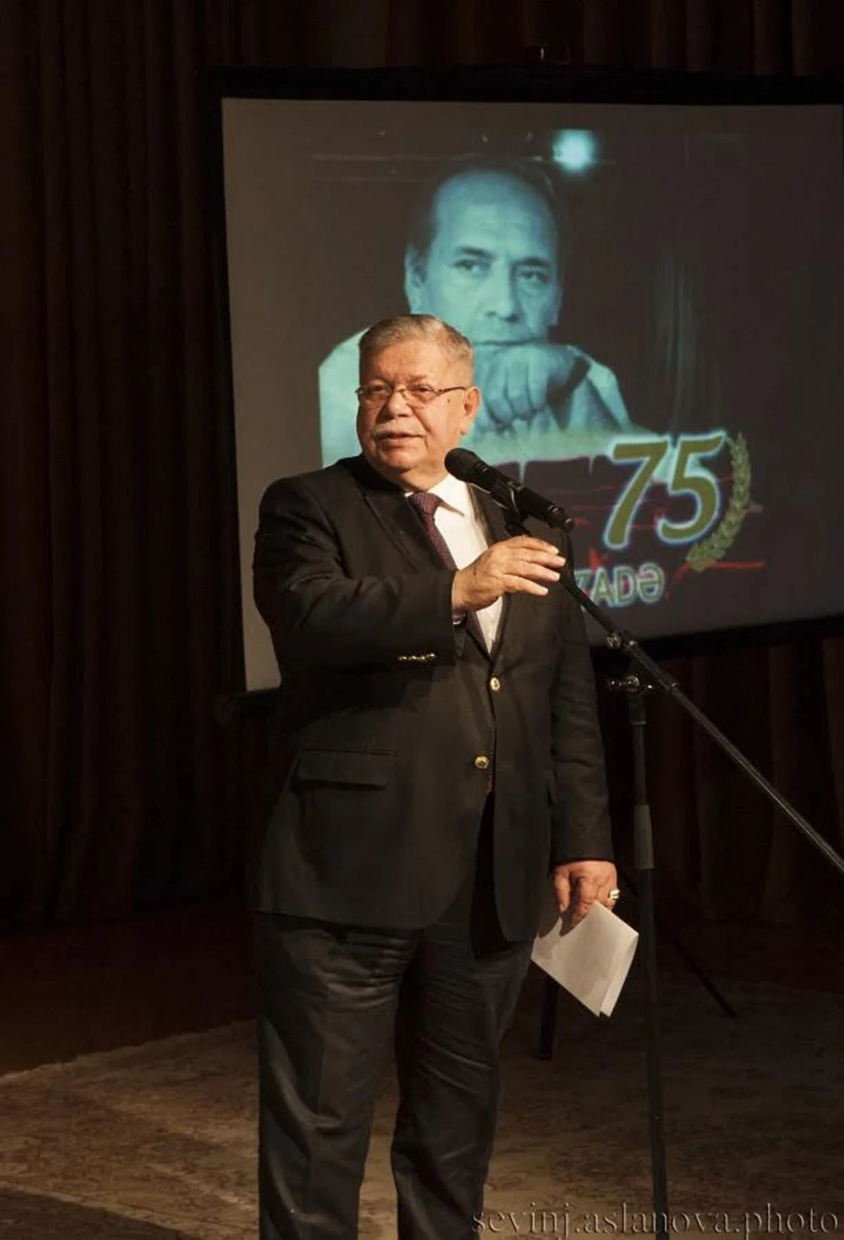 Görkəmli teatr və kino xadiminin 75 illik yubileyi ilə əlaqədar anım tədbiri keçirilib