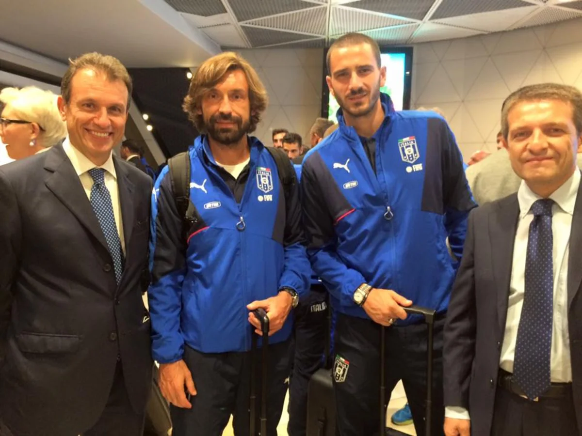 Futbol üzrə İtaliya yığma komandası Bakıya gəlib