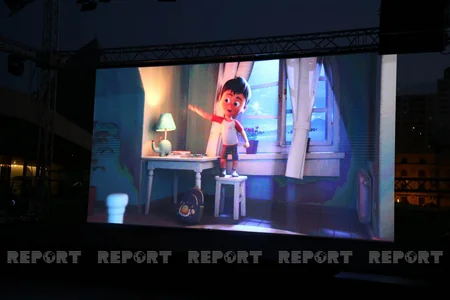 Bakıda açıq kino nümayişi təşkil edilib