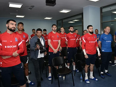 AFFA rəhbərliyi milli komanda ilə görüşüb