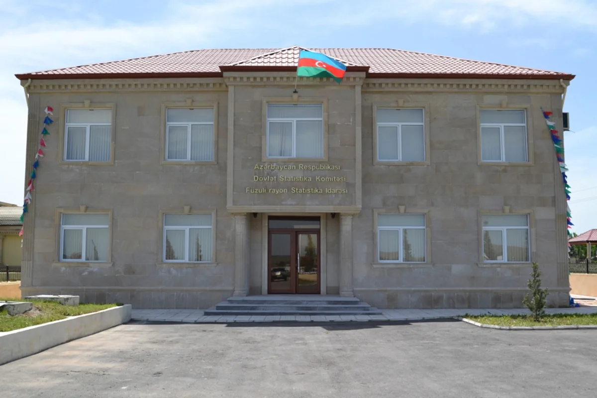 Füzuli rayon Statistika İdarəsinin yeni binasının açılışı olub
