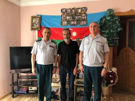 DSX rəhbərliyi şəhid sərhədçilərin ailələrinə və Vətən müharibəsi qazilərinə baş çəkib