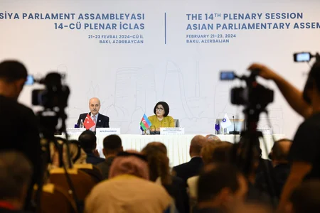 Bakıda Asiya Parlament Assambleyasının 14-cü plenar sessiyasının ilk gününə yekun vurulub - YENİLƏNİB