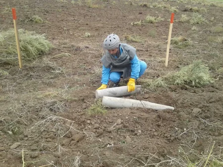 Füzulidə 2 ədəd top mərmisinin boş gilizi aşkar olunub