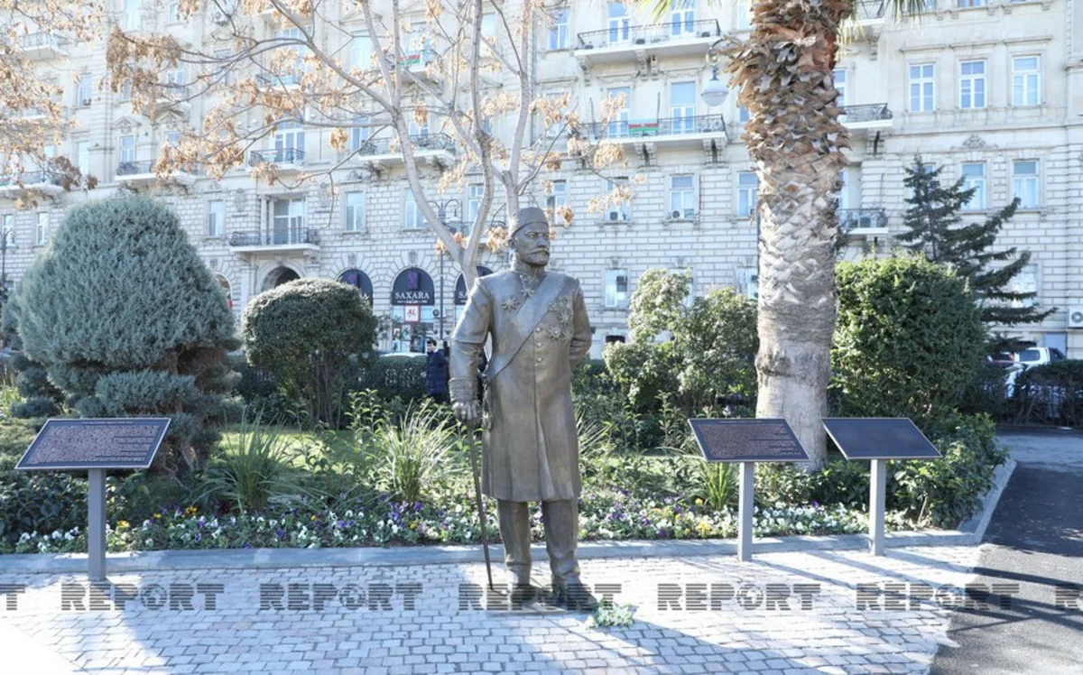 People who damaged Haji Zeynalabdin Taghiyev statue detained