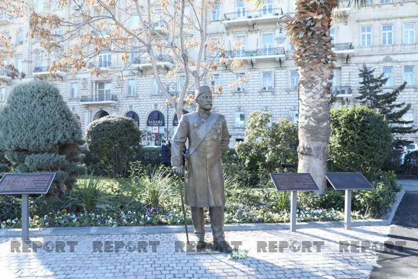 People who damaged Haji Zeynalabdin Taghiyev statue detained