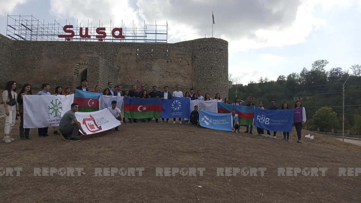 Representatives of Azerbaijani youth organizations visit Shusha