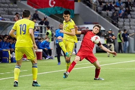 Azərbaycan milli komandası yoldaşlıq görüşündə Qazaxıstana məğlub olub
