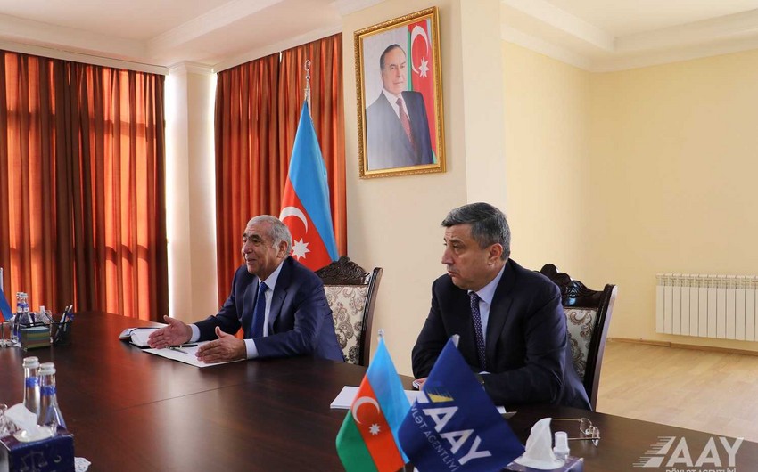 Saleh Məmmədov Tərtərdə vətəndaşları qəbul edib