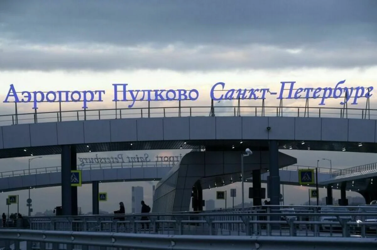 Pulkovo airport temporarily suspends arrivals and departures