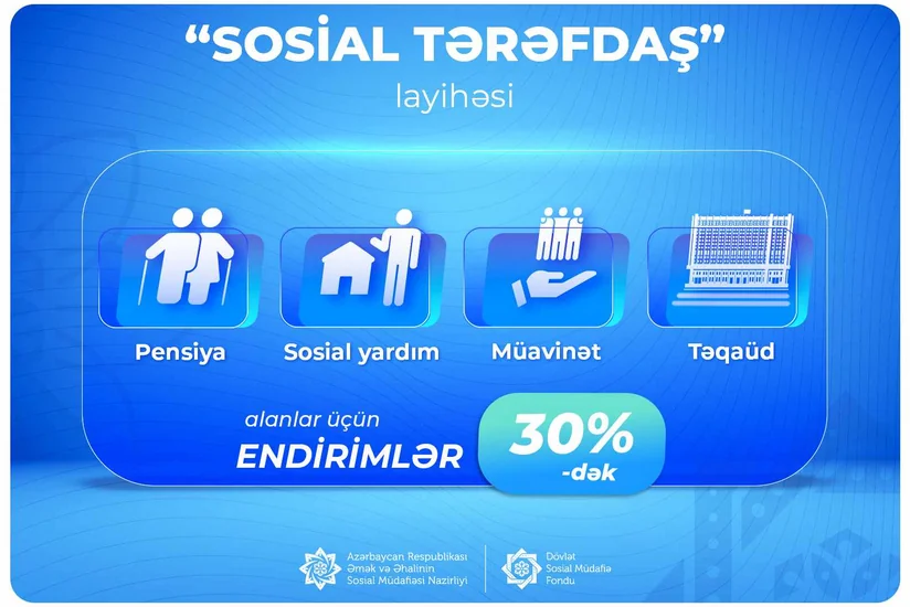 Pensiya, sosial yardım və müavinət alanlara şad xəbər