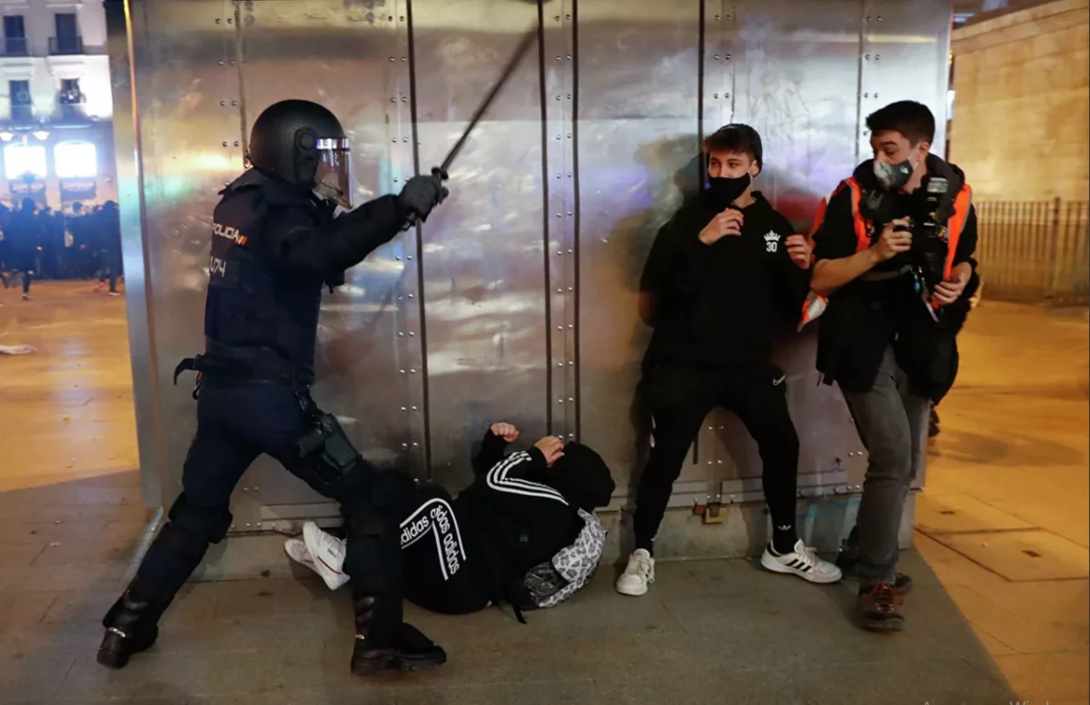 В Испании задержаны десятки протестующих