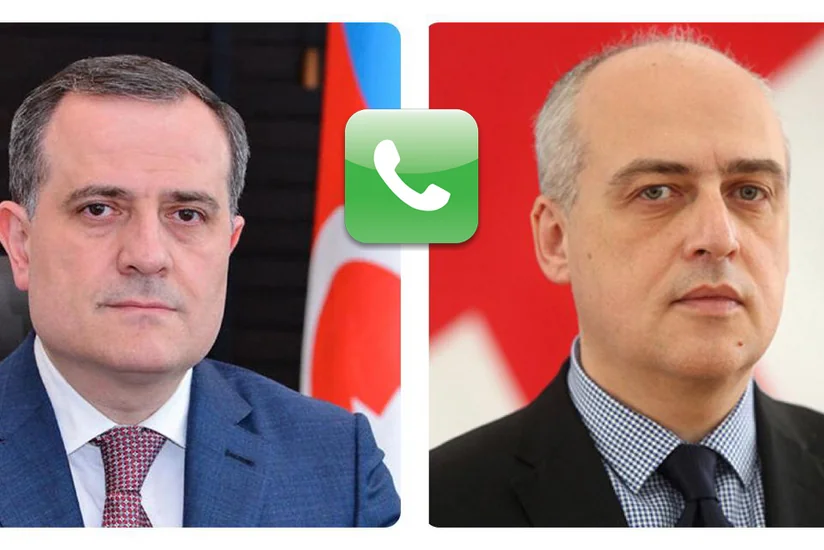 Azərbaycan və Gürcüstan XİN başçıları arasında telefon danışığı olub