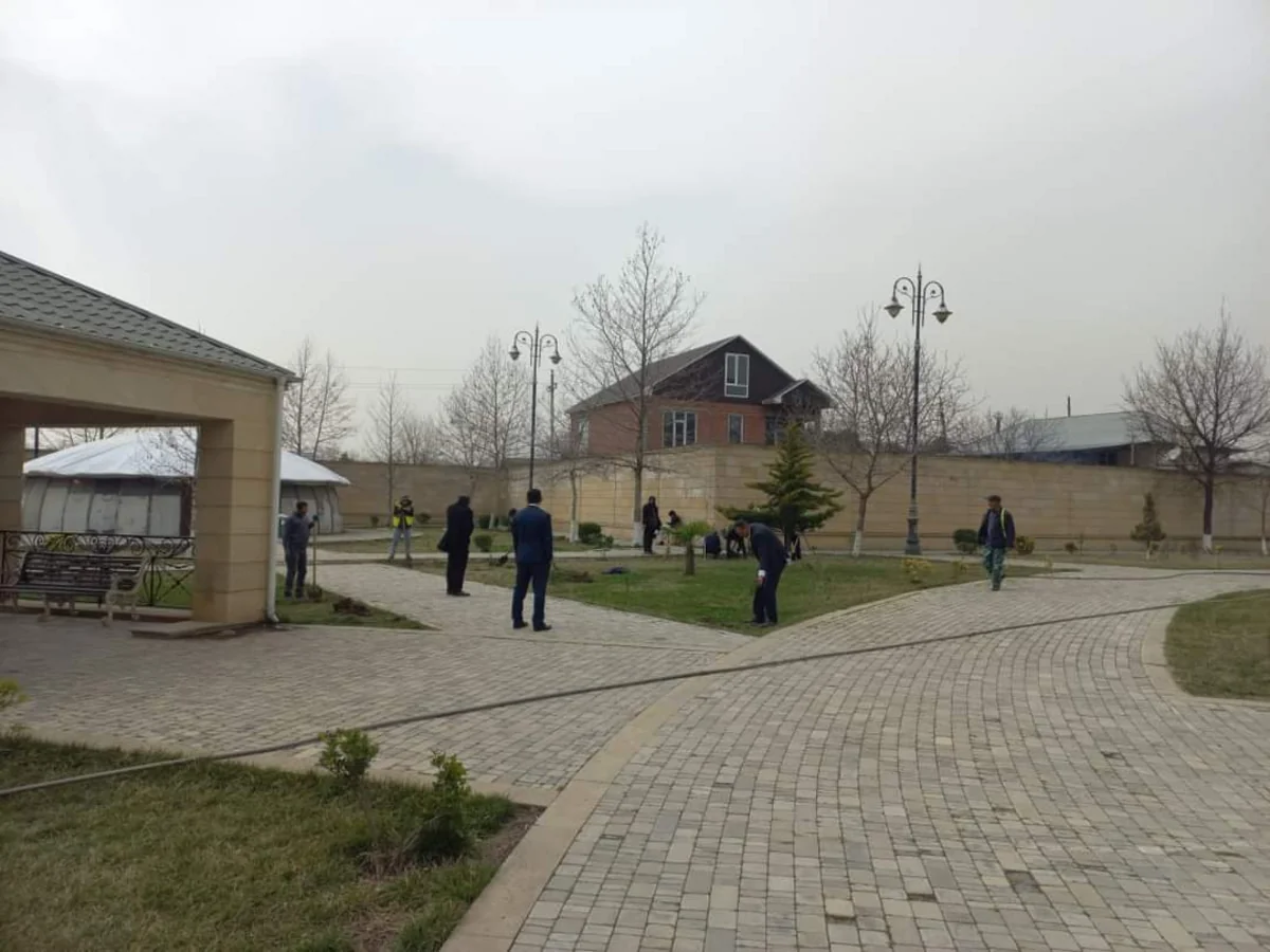 Heydər Əliyevin yubileyi münasibətilə Göytəpədə ağacəkmə aksiyası keçirilib