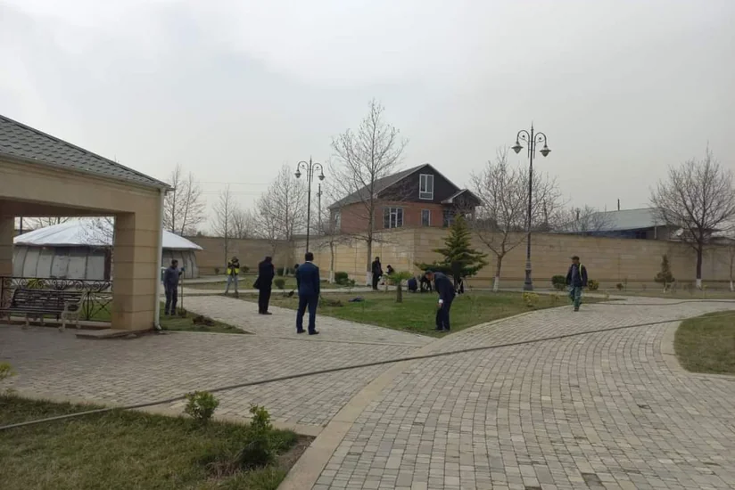 Heydər Əliyevin yubileyi münasibətilə Göytəpədə ağacəkmə aksiyası keçirilib