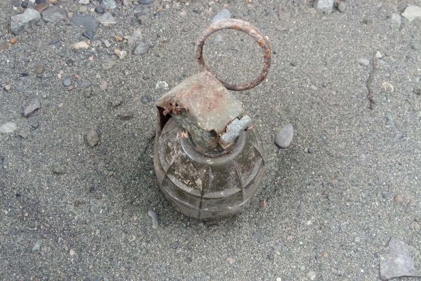 Daşkəsəndə polis şöbəsinin silah anbarında əl qumbarası tapılıb