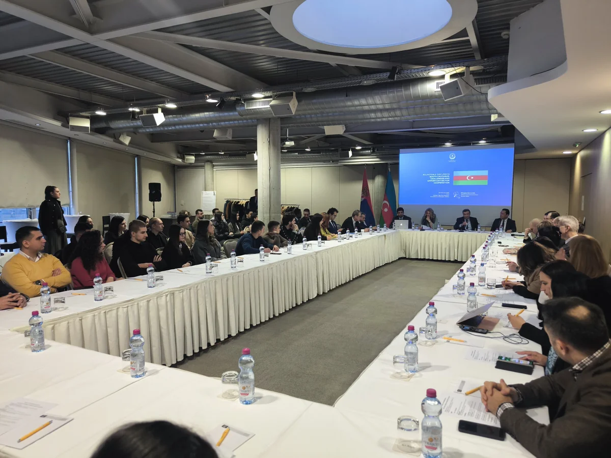 Serbiyada Xocalı soyqırımına həsr edilmiş dəyirmi masa təşkil olunub