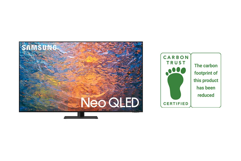 Samsungun yeni Neo QLED televizor seriyası Carbon Trust-ın “CO2 Azaldılması Sertifikatı”na layıq görülüb