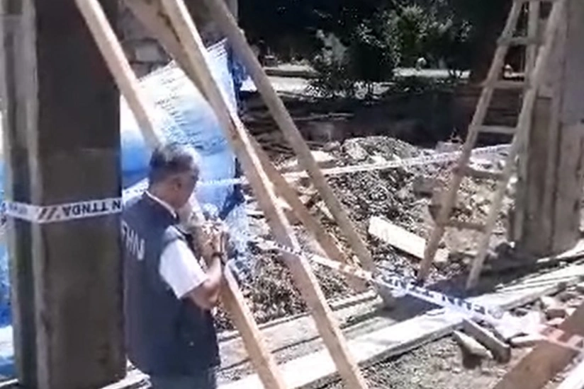 Masazırda qanunsuz tikili sökülüb