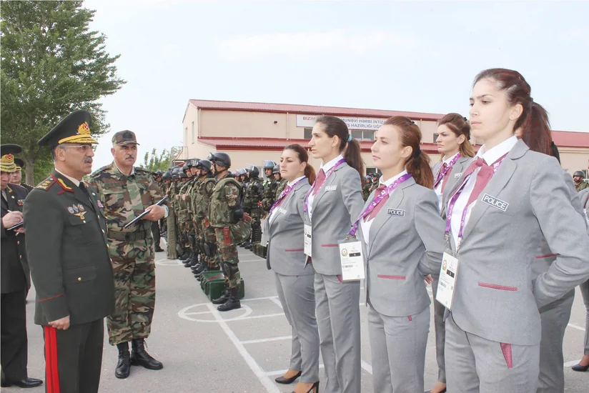 Daxili Qoşunlar Avropa Oyunları ilə əlaqədar əməliyyat qərargahları yaradıb - FOTO