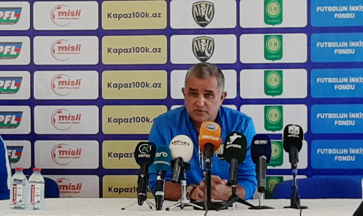 Tərlan Əhmədov: Oyunun əvvəlində futbolçularda həyəcan var idi