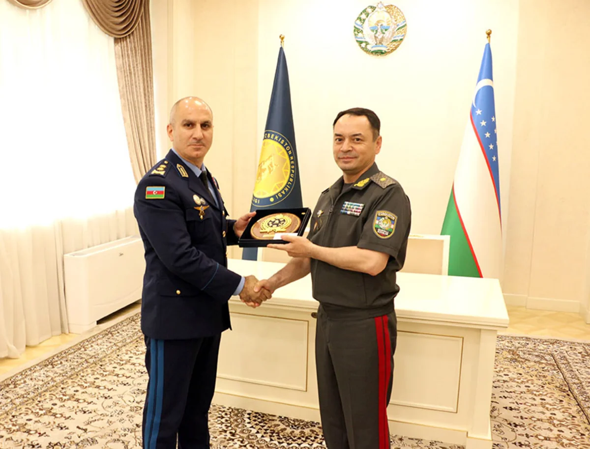 Azerbaijani Air Force commander visits Uzbekistan