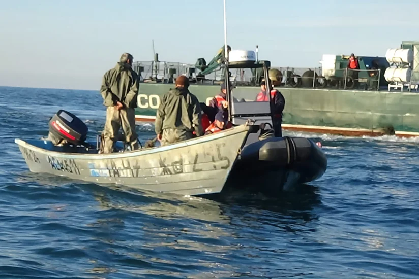 Dənizdə batmaqda olan balıqçılar xilas edilib