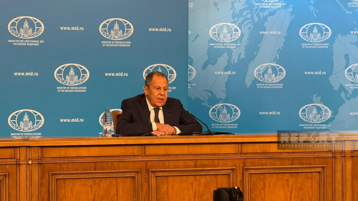 Lavrov: Azərbaycan-Rusiya münasibətləri istənilən məsələni operativ şəkildə həll etməyə imkan verir