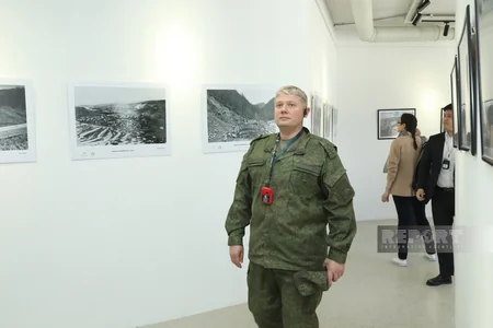 Аккредитованные в Азербайджане дипломаты посетили выставочный центр Yurd в Лачыне